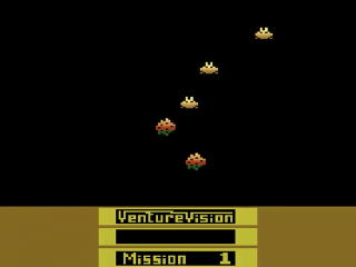 Rescue Terra I title screen for Atari 2600